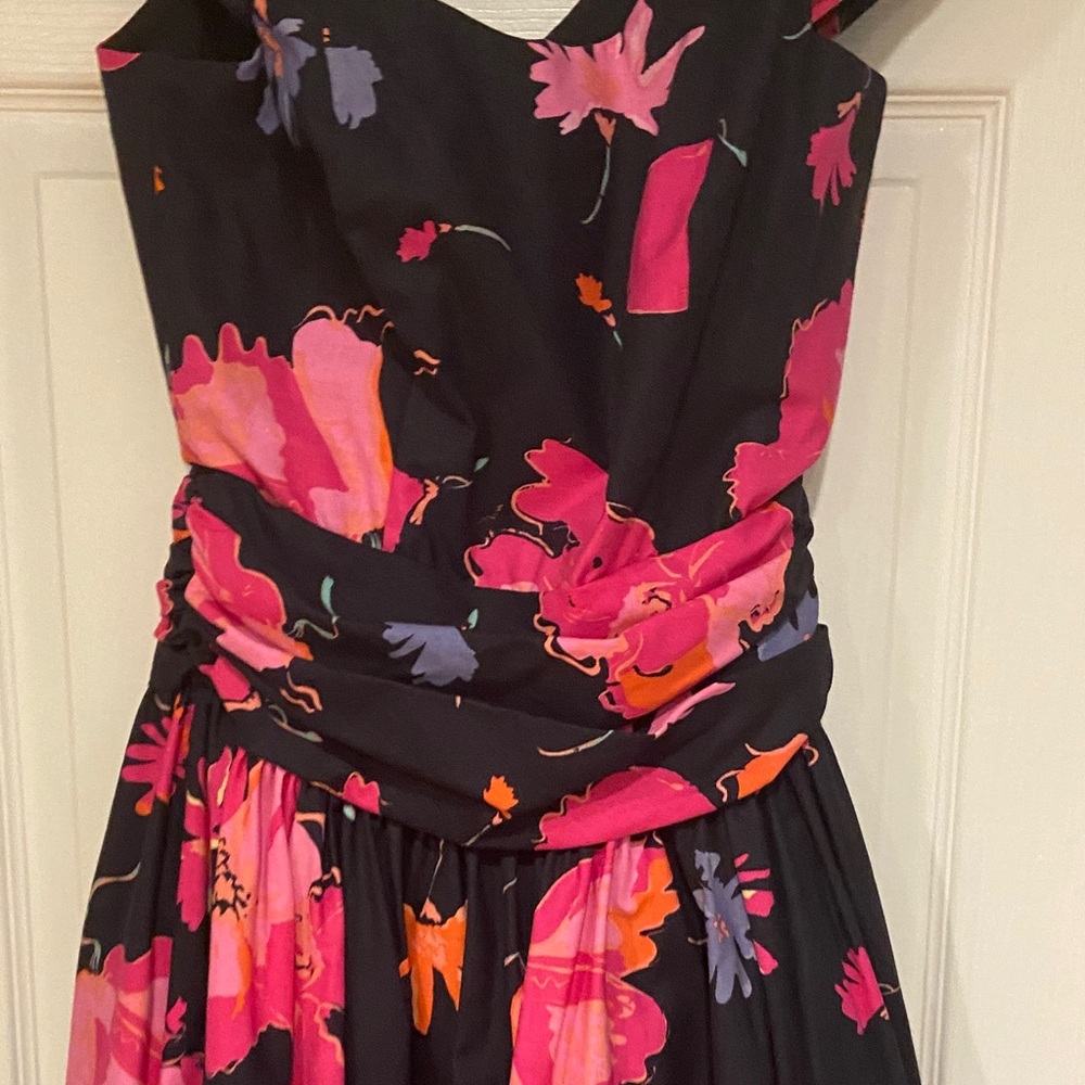 Vintage Laura Ashley Dress - Pink and Black Floral NWT - Picture 5 of 16